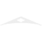 Ekena Millwork Pitch Turner Architectural Grade PVC Gable Pediment, 60"W x 12 1/2"H x 1"P (5/12) GPP060X013X100TUR - alternate 2